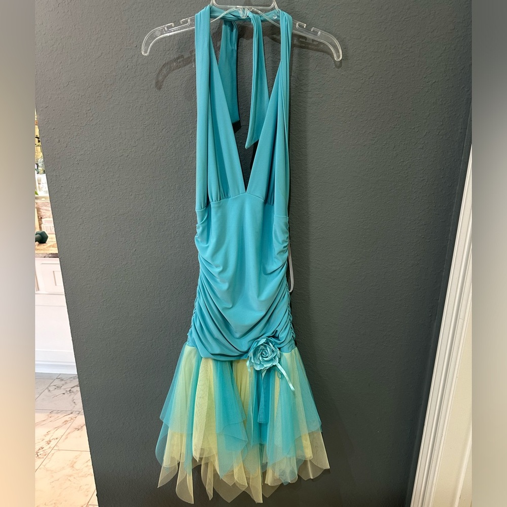Vintage Windsor Halter Dress